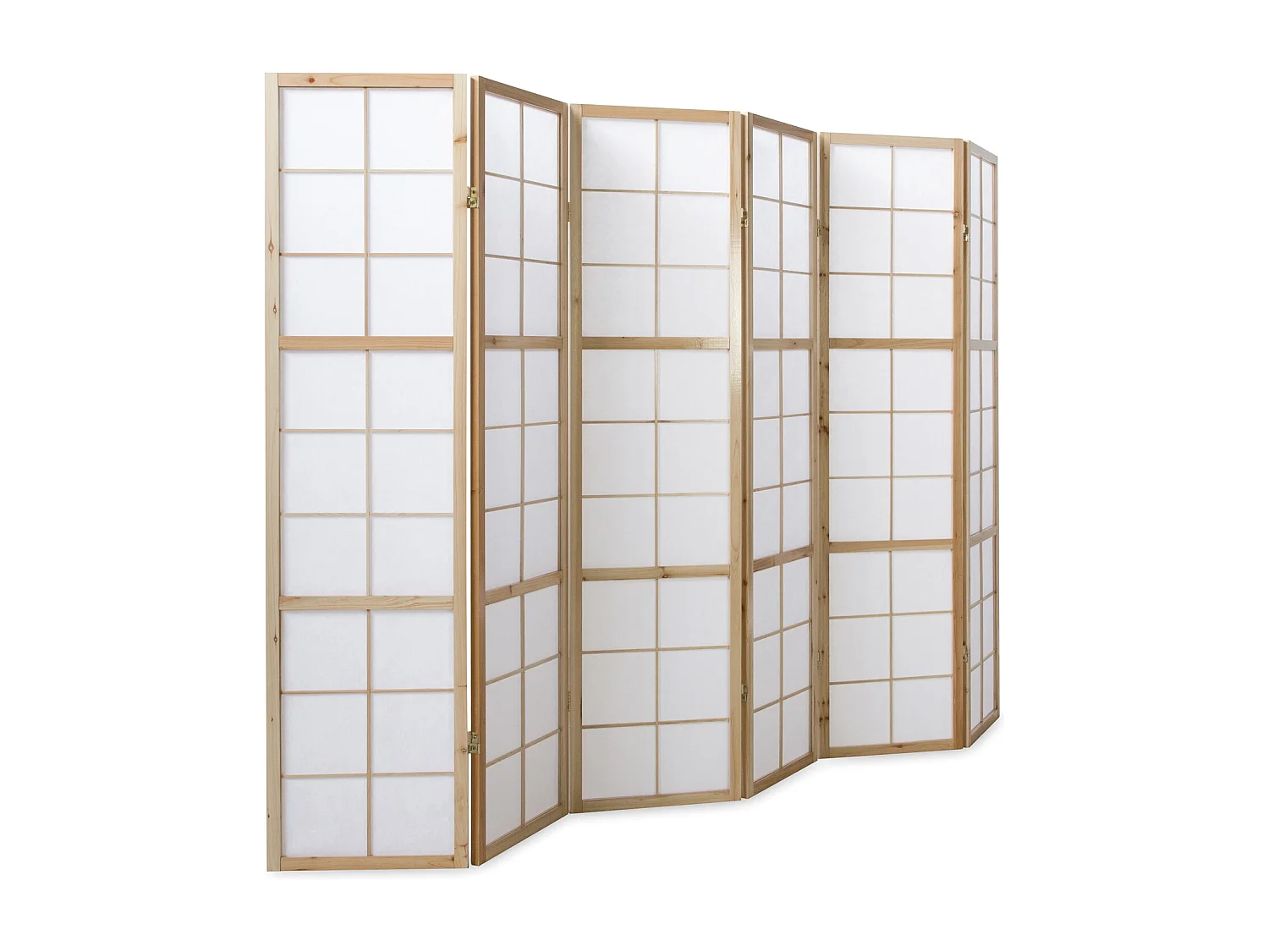 Separador de ambiente 175x264x2.2 cm Shoji Natural