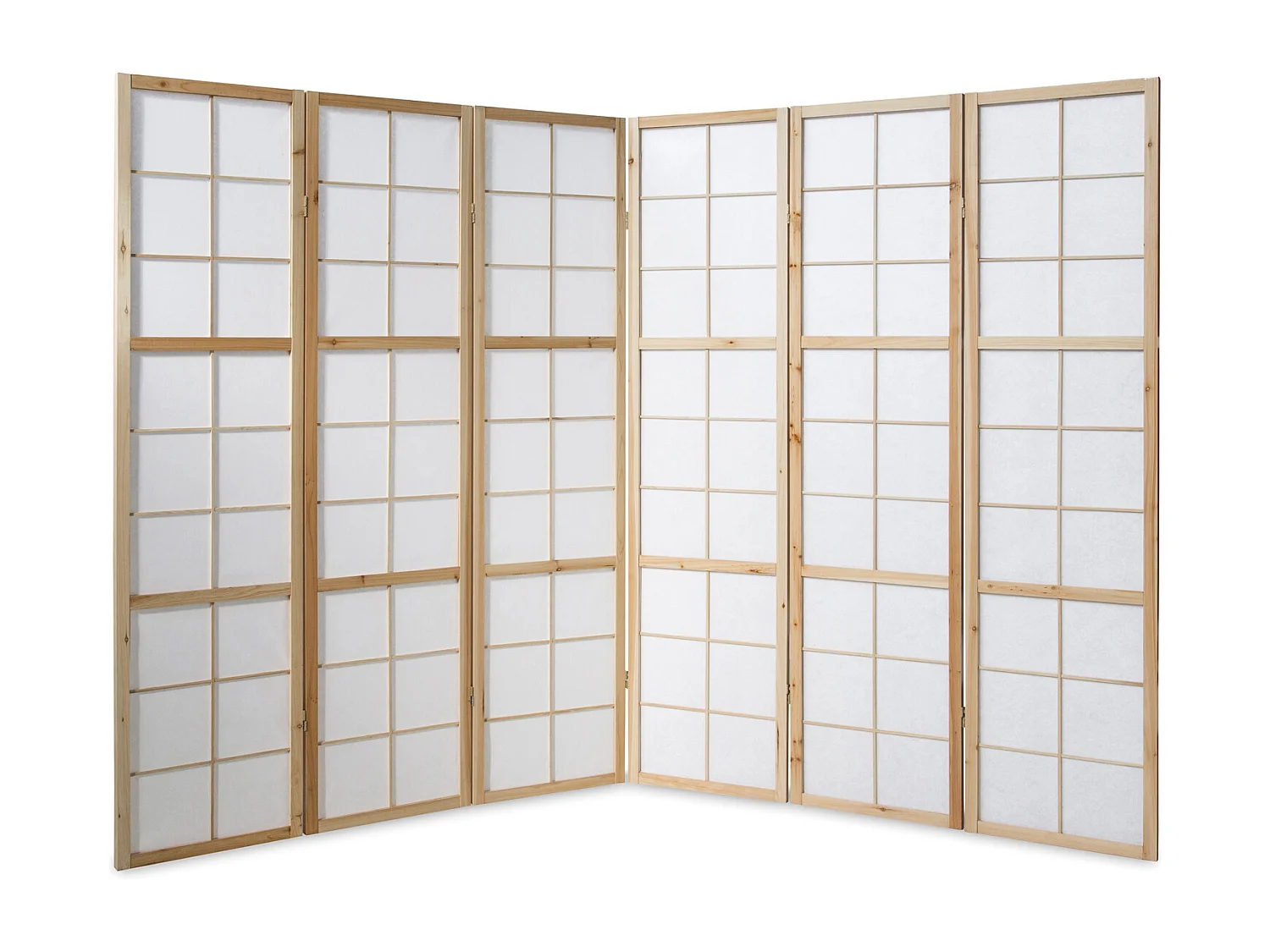 Separador de ambiente 175x264x2.2 cm Shoji Natural