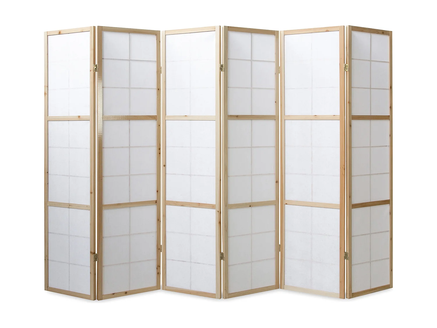 Separador de ambiente 175x264x2.2 cm Shoji Natural