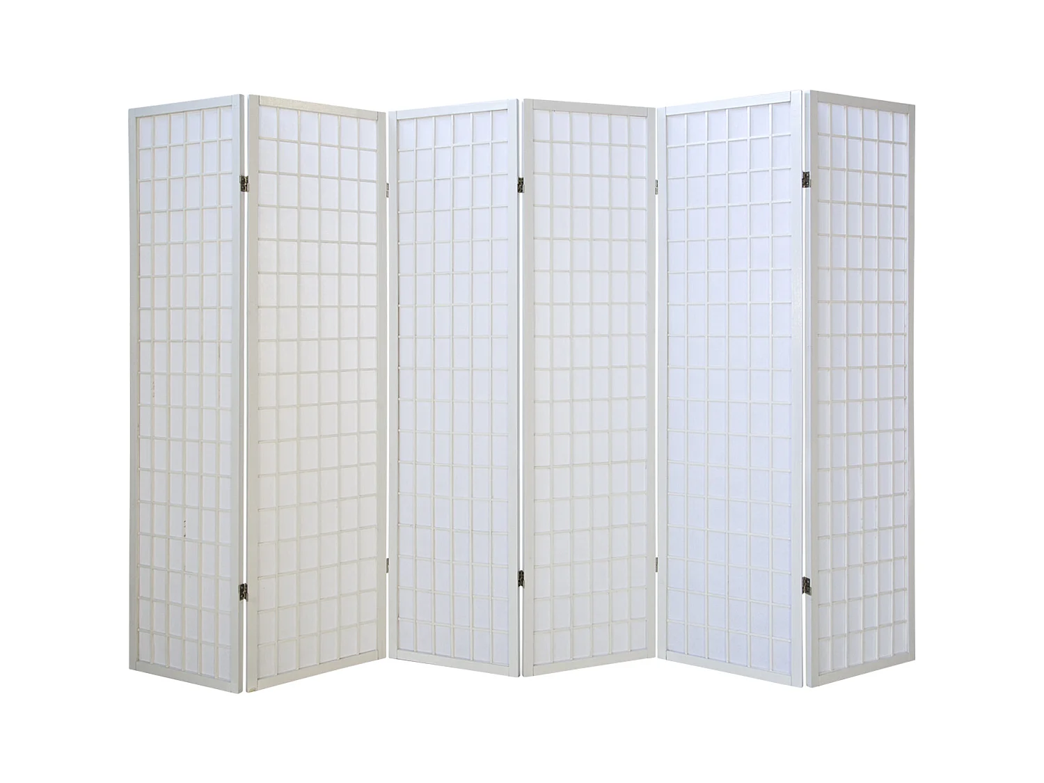 Paravent 175x264x2,2 cm blanc Shoji