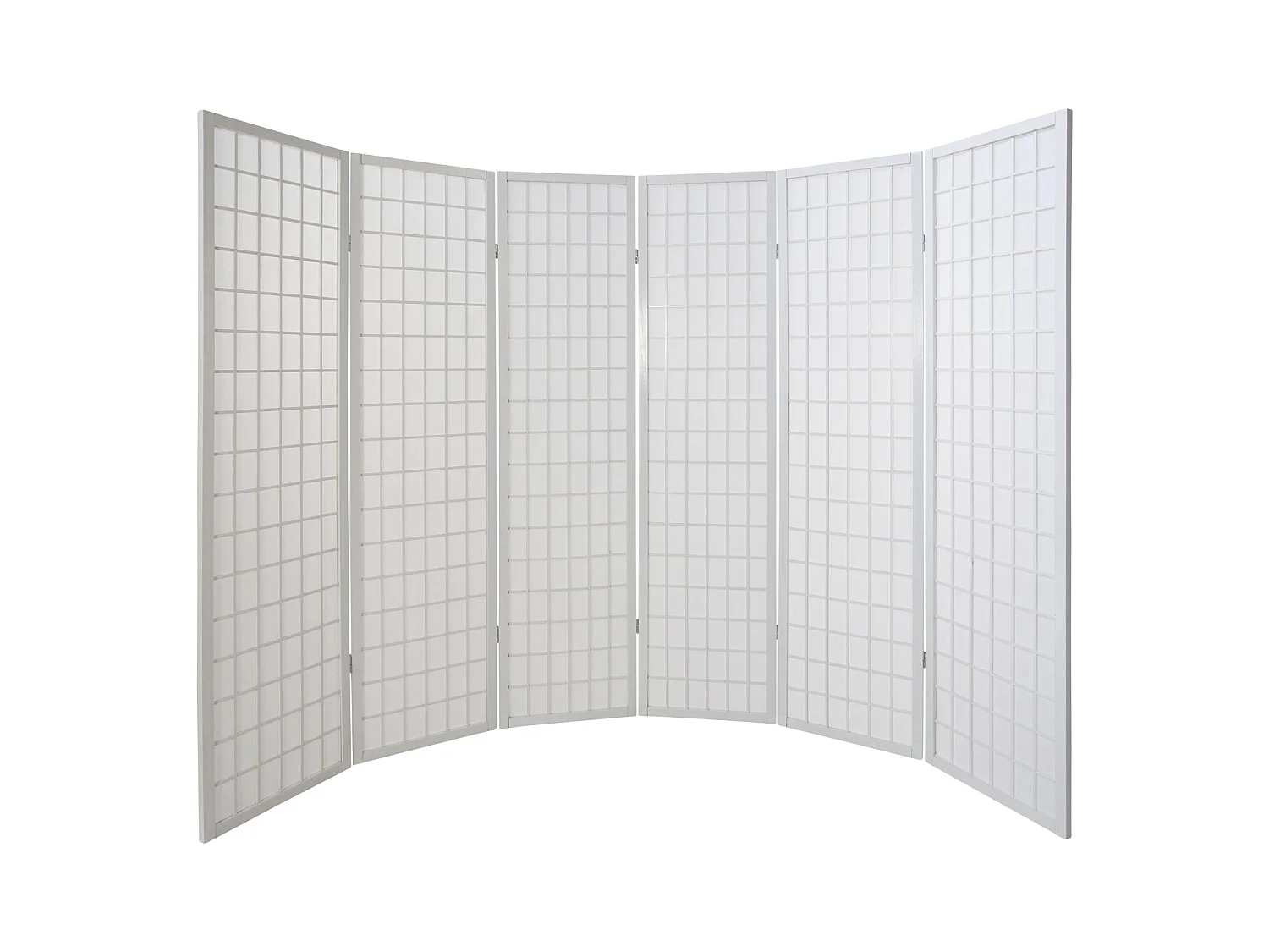 Paravent 175x264x2,2 cm blanc Shoji