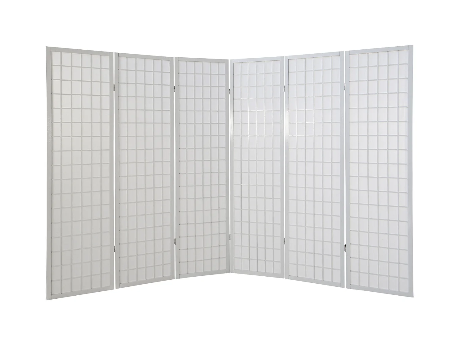 Paravent 175x264x2,2 cm blanc Shoji