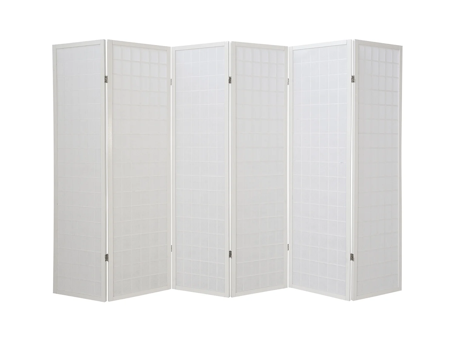 Paravent 175x264x2,2 cm blanc Shoji