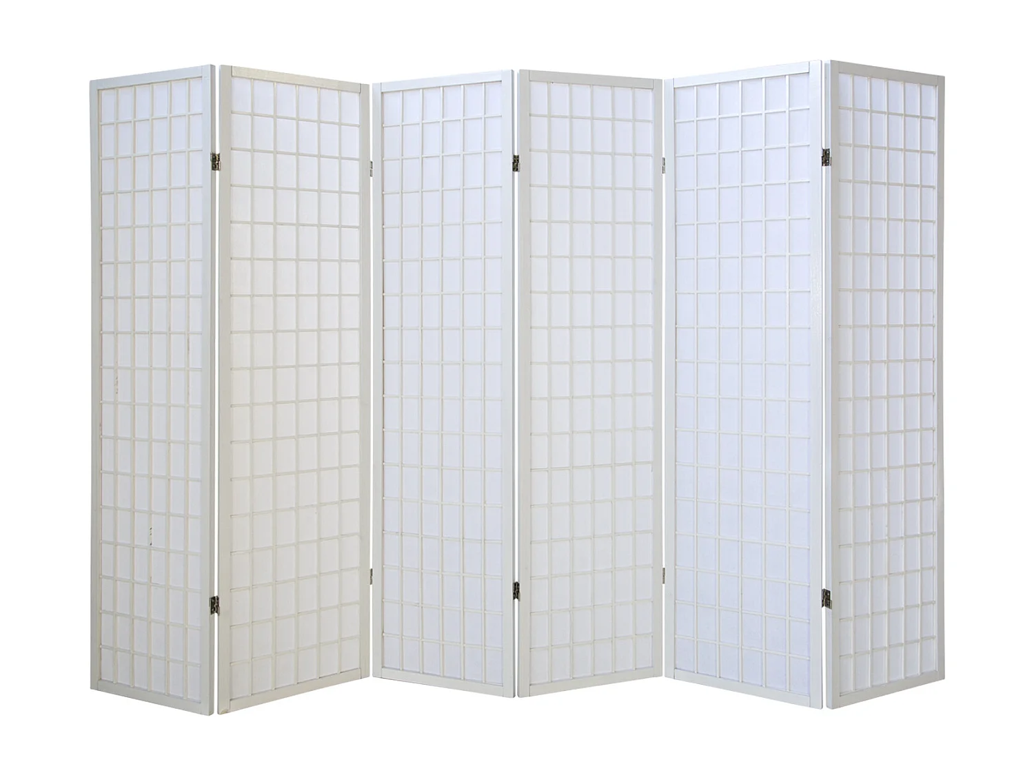 Kamerscheiding 175x264x2,2 cm wit Shoji