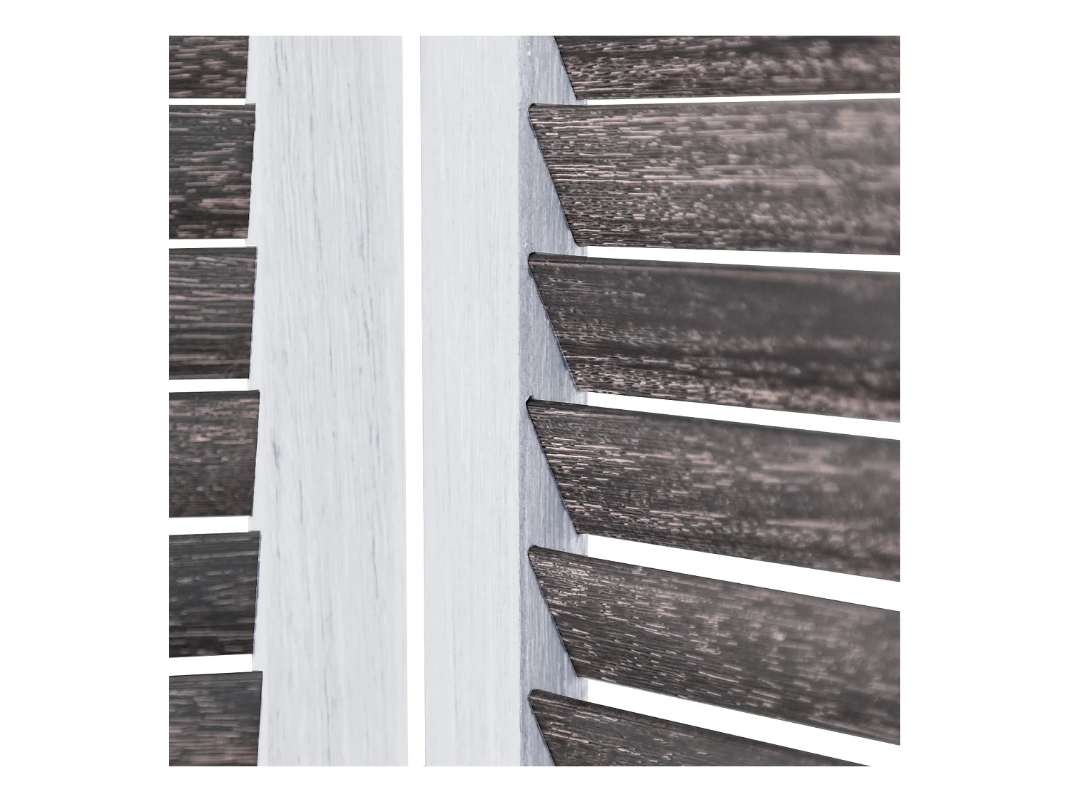 Paravent 170x120x2 cm Blanc Vintage