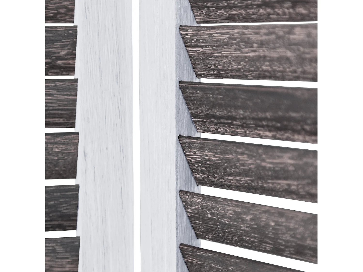 Kamerscheiding 170x120x2 cm Wit Vintage