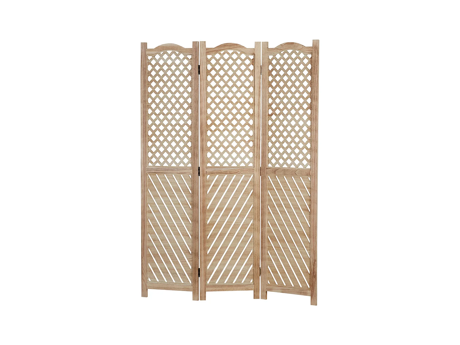 Paravent 170x120x2 cm Naturel