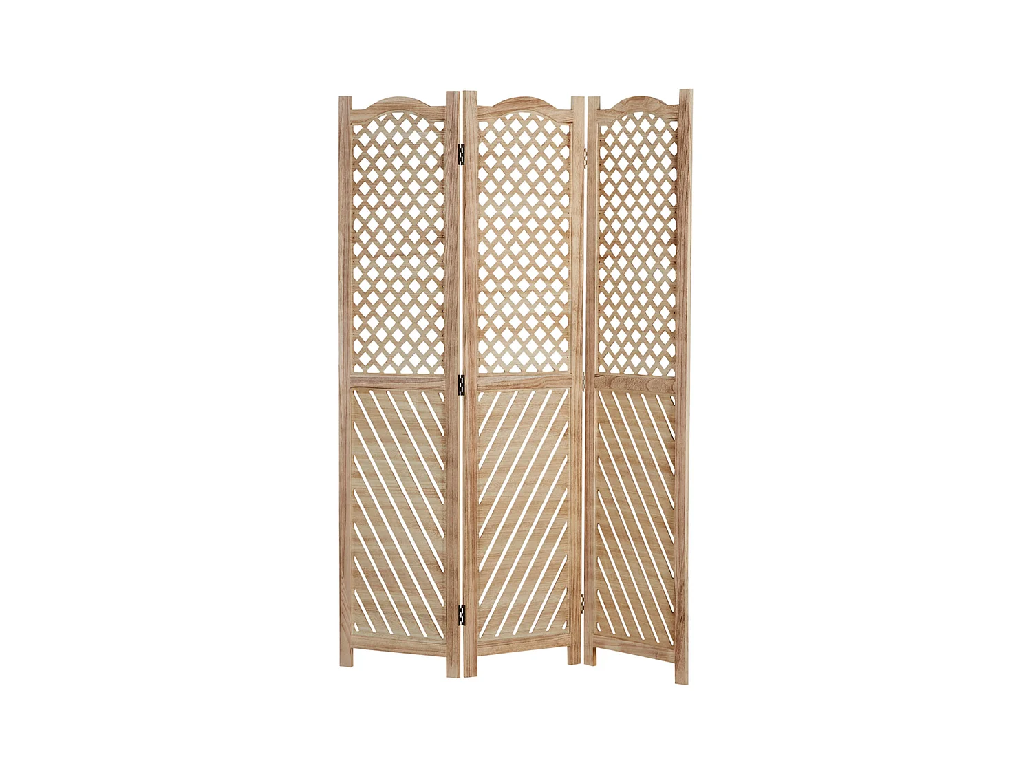 Paravent 170x120x2 cm Naturel