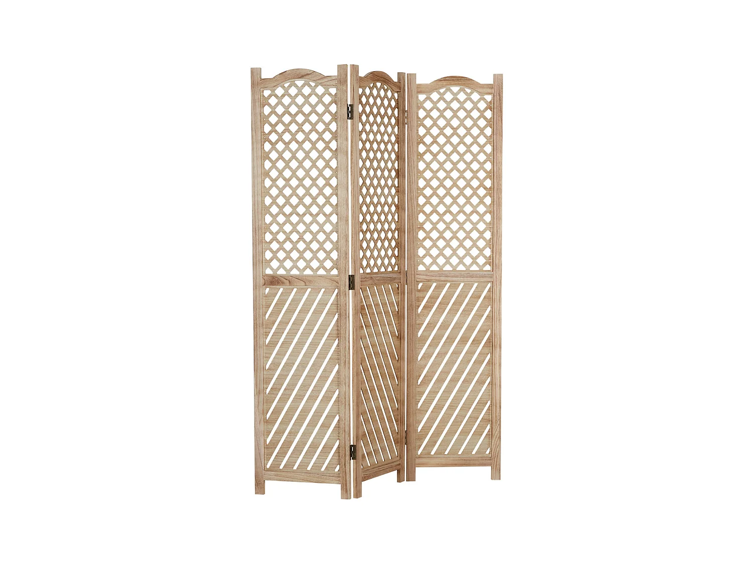 Paravent 170x120x2 cm Naturel