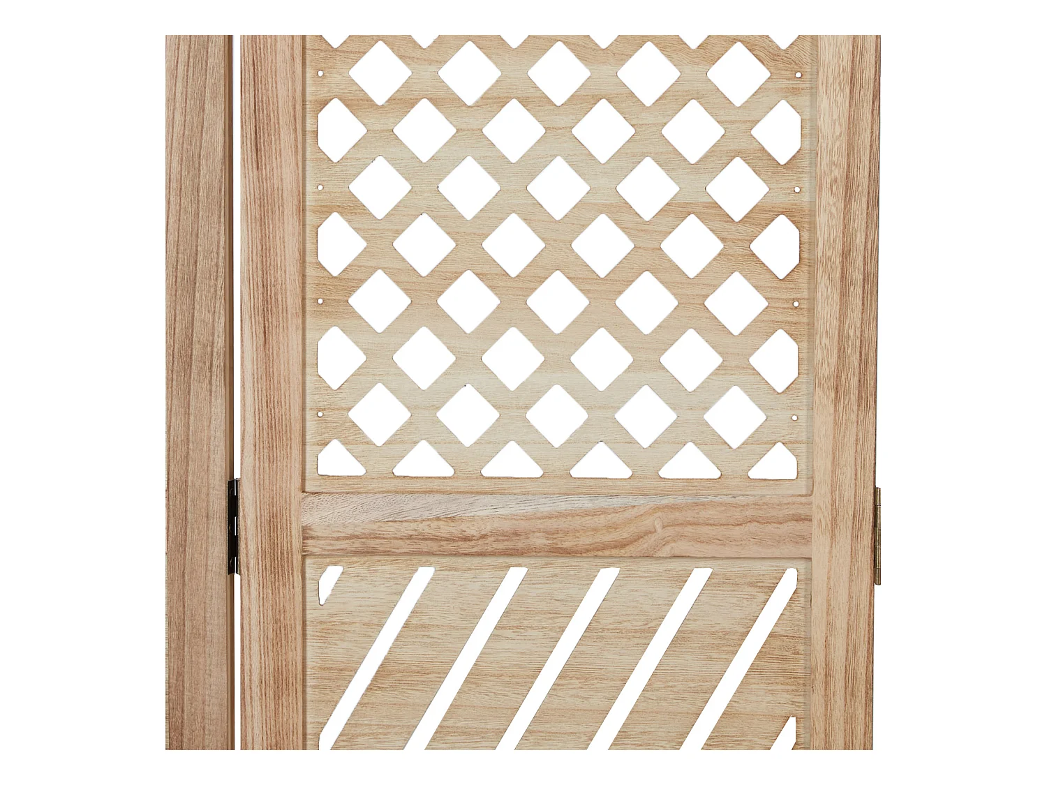 Paravent 170x120x2 cm Naturel