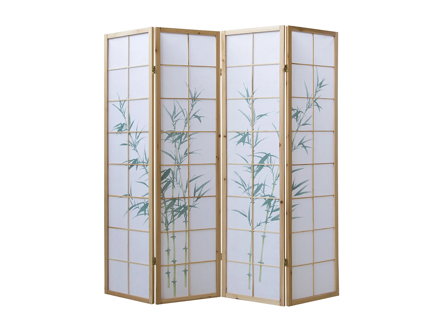 Kamerscheider 176x2,2x175 cm wit hout bamboe patroon