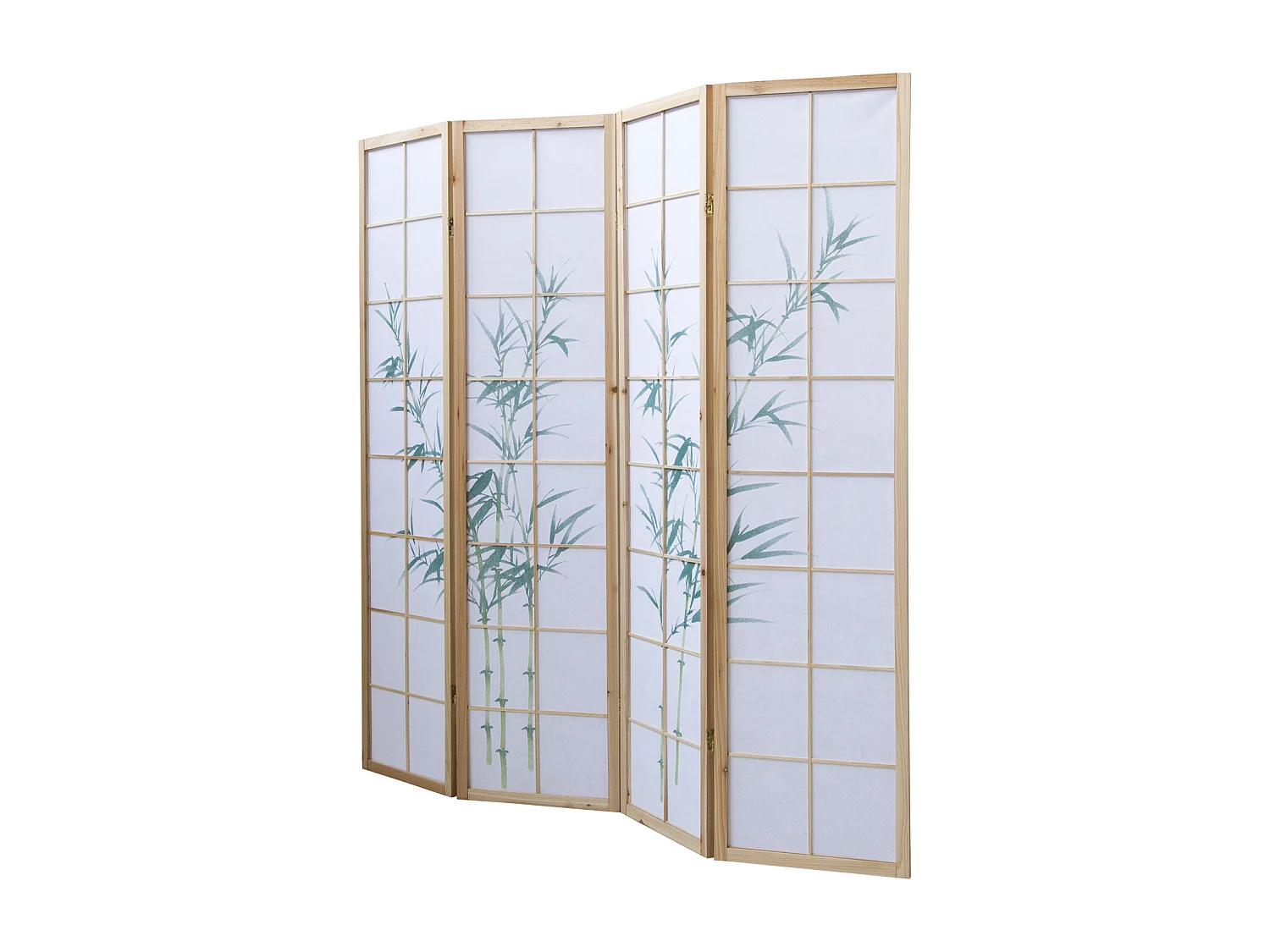 Kamerscheider 176x2,2x175 cm wit hout bamboe patroon