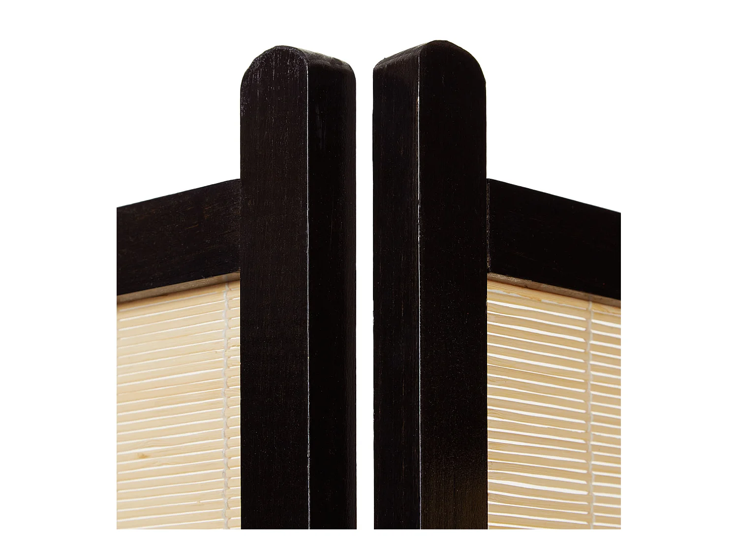Paravent 175x264x2,2 cm noir naturel Shoji