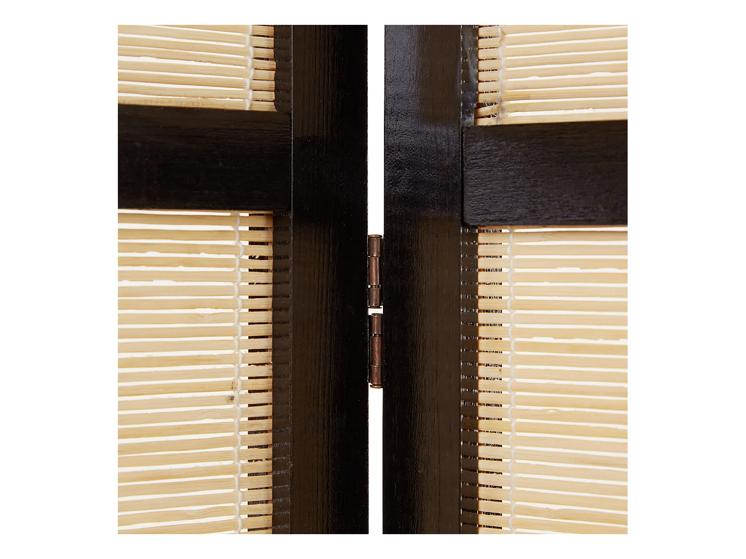 Paravent 175x264x2,2 cm noir naturel Shoji