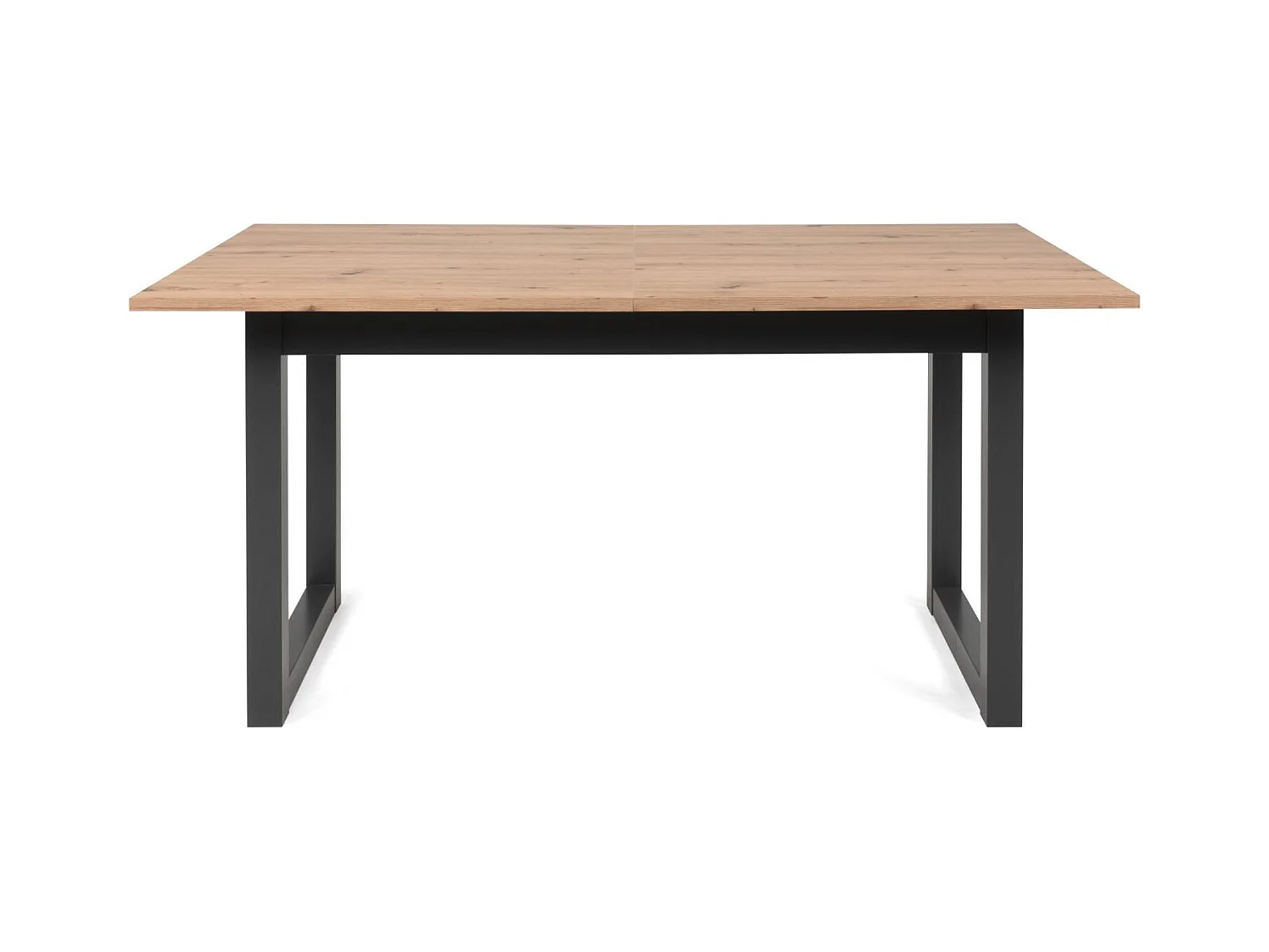 Table à manger 160x90x75 cm naturel anthracite