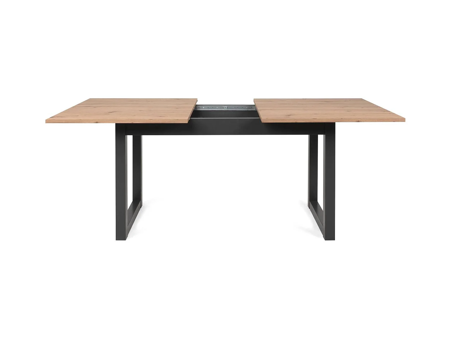 Table à manger 160x90x75 cm naturel anthracite