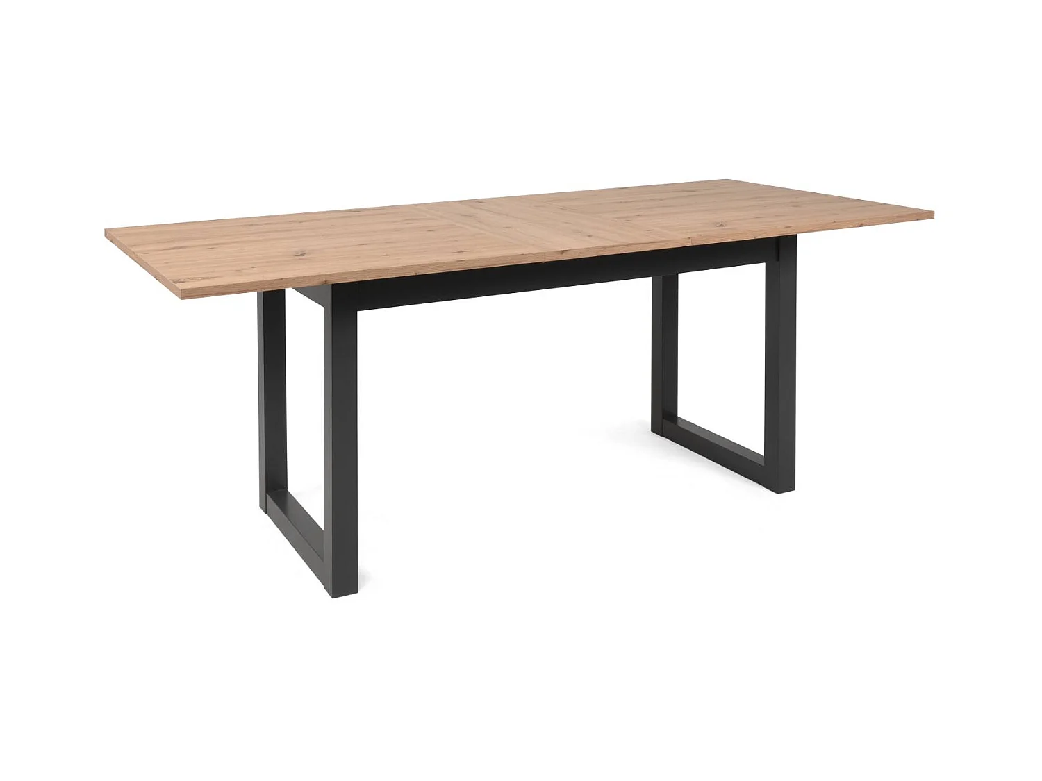 Esstisch 160x90x75 cm natur anthrazit