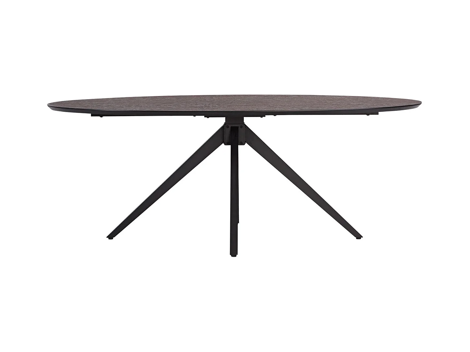 Esstisch 200x95x76 cm Braun Industrieller Look