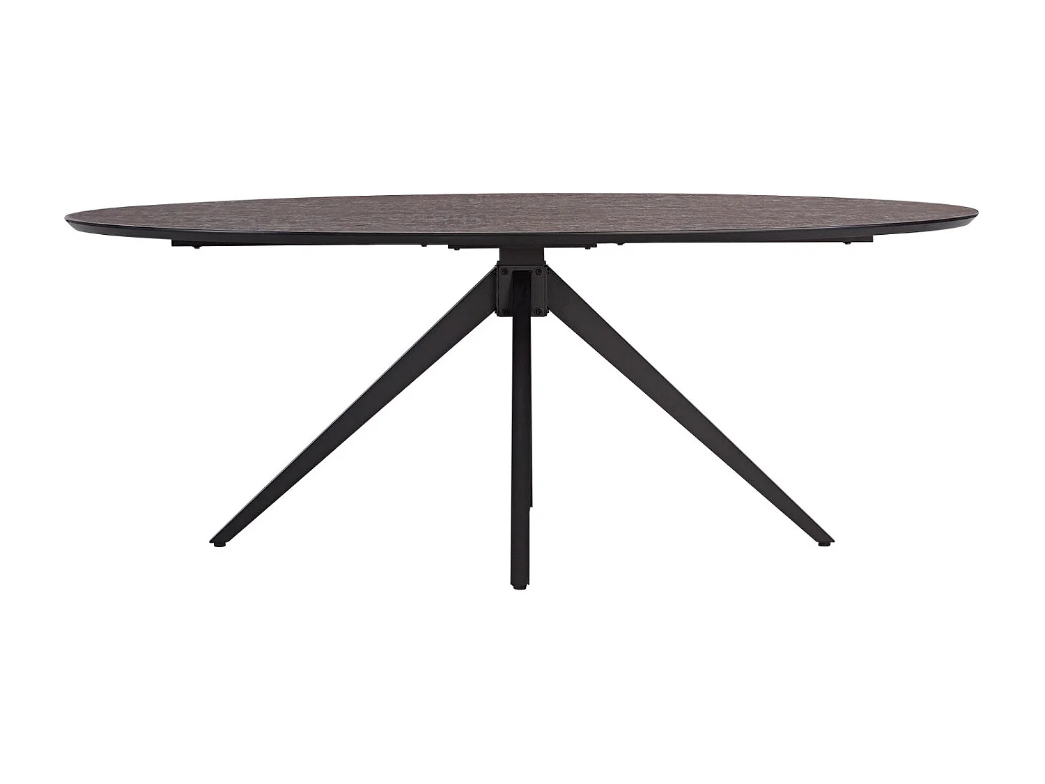 Table à Manger 200x95x76 cm Marron Look Industriel