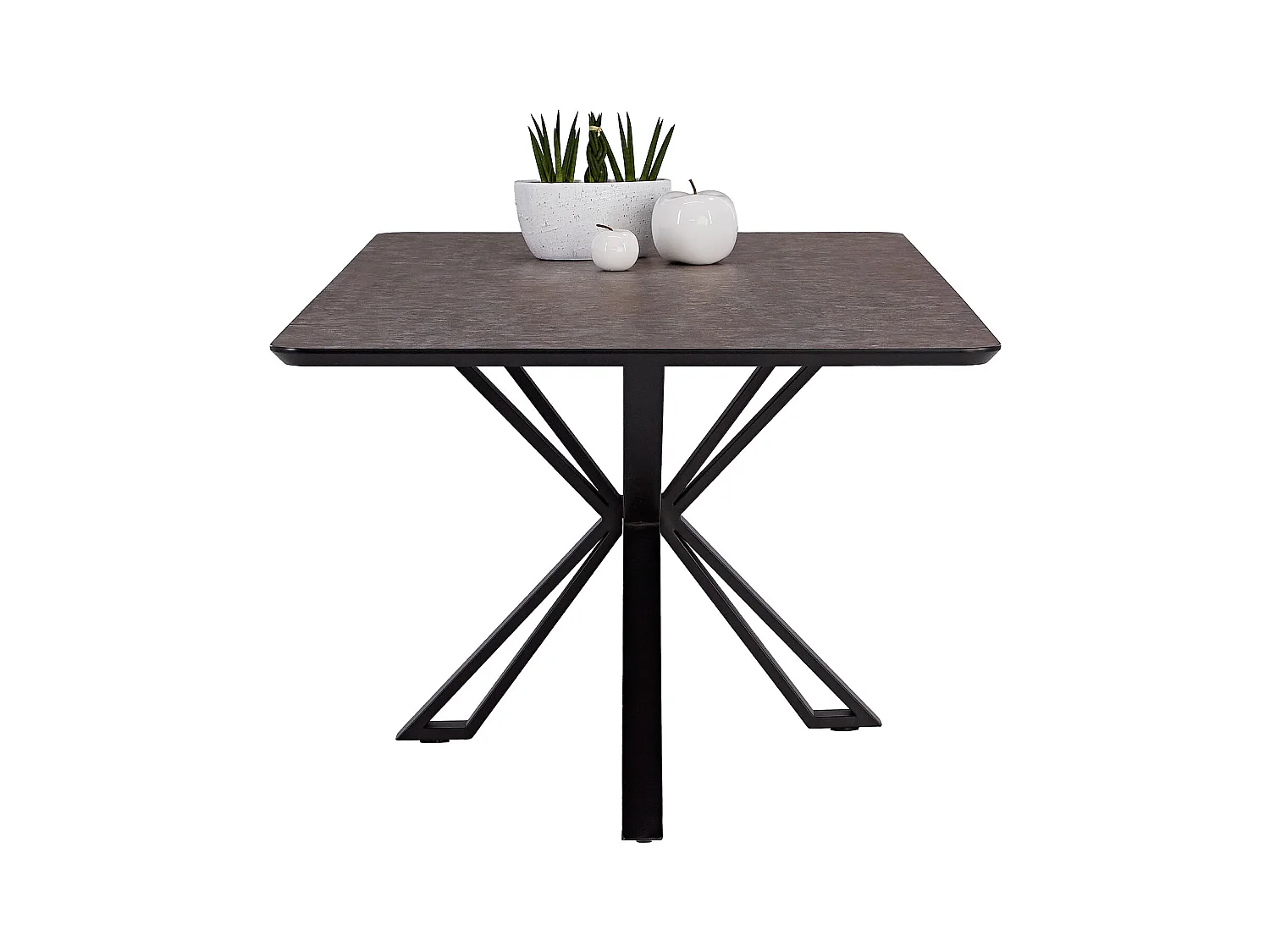 Esstisch 200x100 cm Braun Industrieller Look