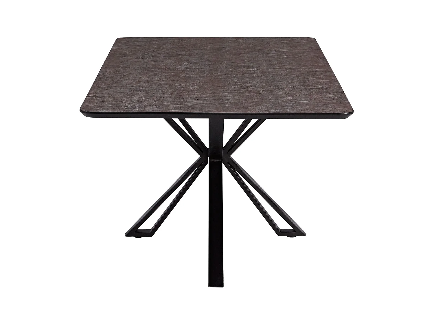 Esstisch 200x100 cm Braun Industrieller Look