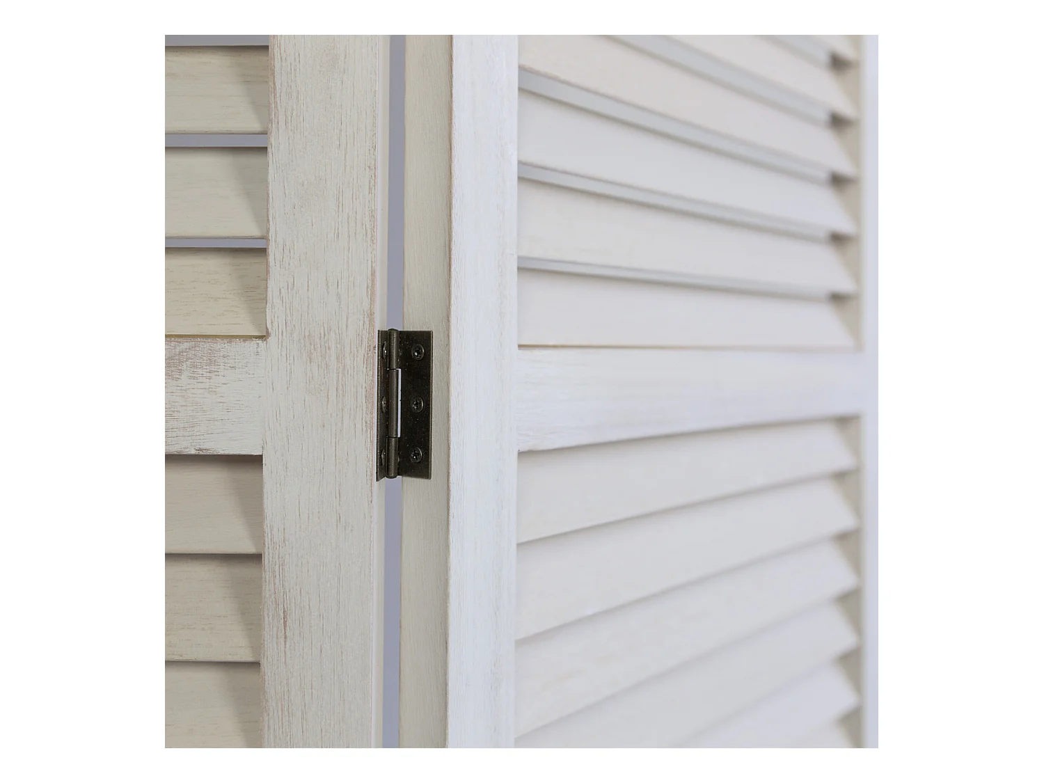 Paravent, séparateur de pièce, 120x2x170 cm, blanc