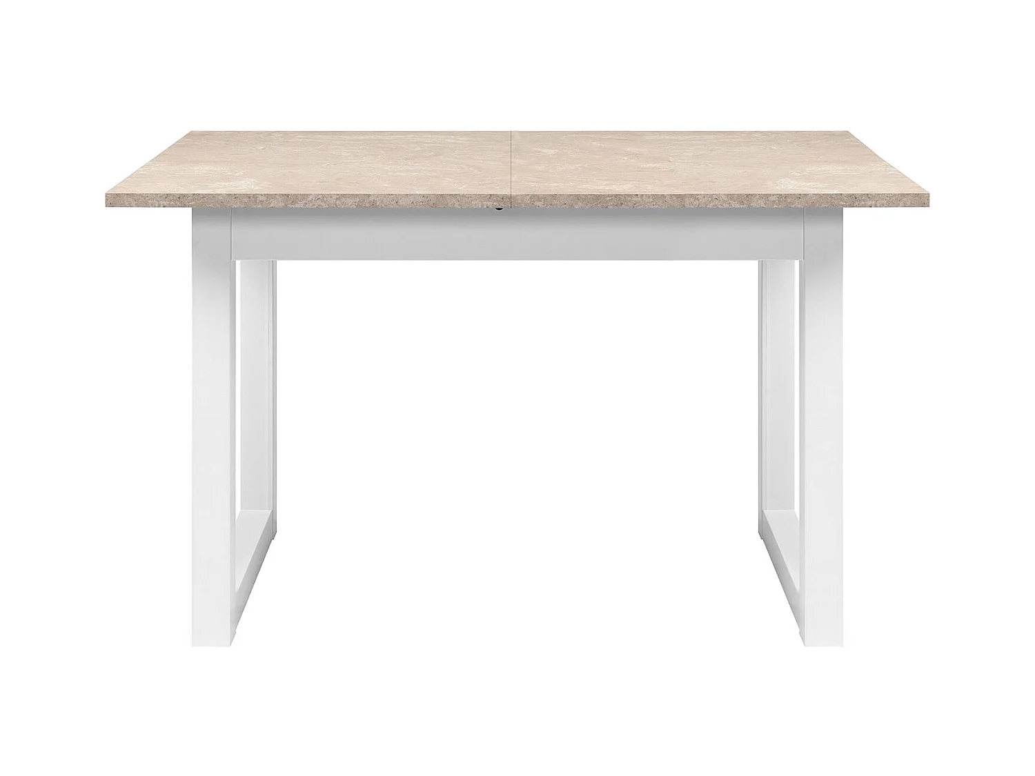 Esstisch 120x80x75 cm weißer Sandstein