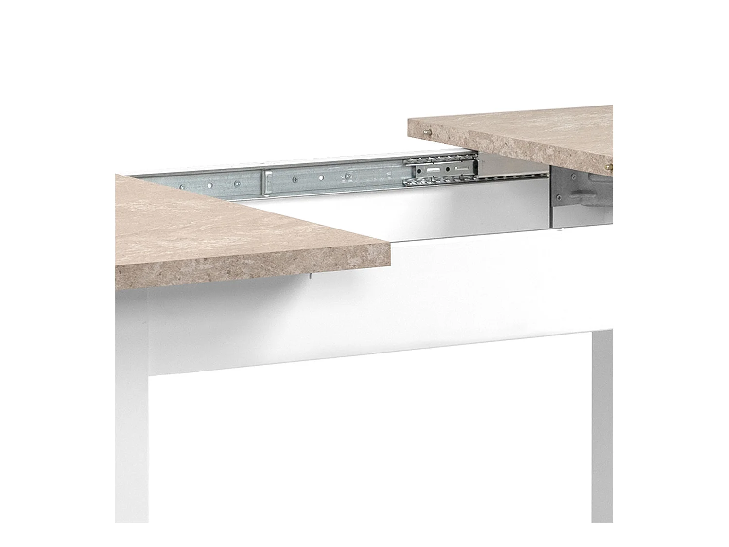 Esstisch 120x80x75 cm weißer Sandstein