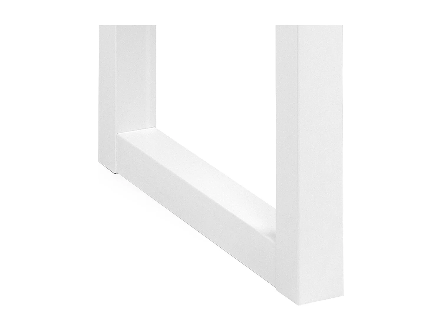 Table à manger 120x80x75 cm, grès blanc