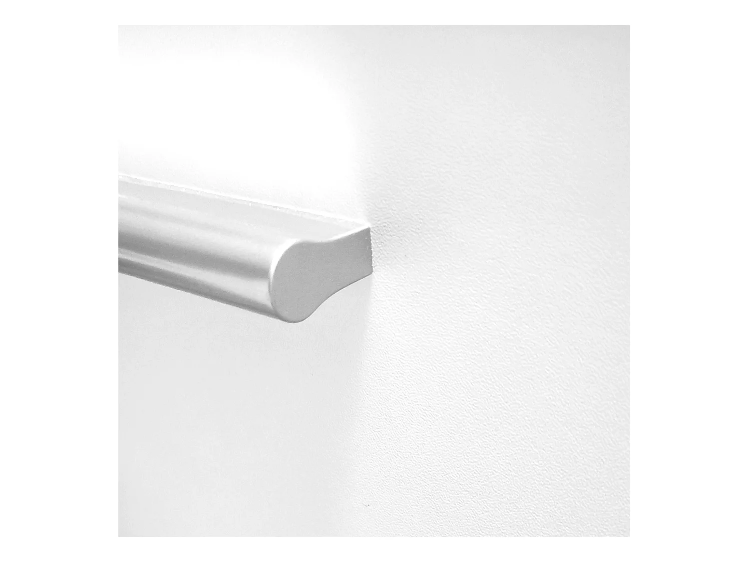 Unité de cuisine 200x84x60 cm aspect bois chêne blanc et gris