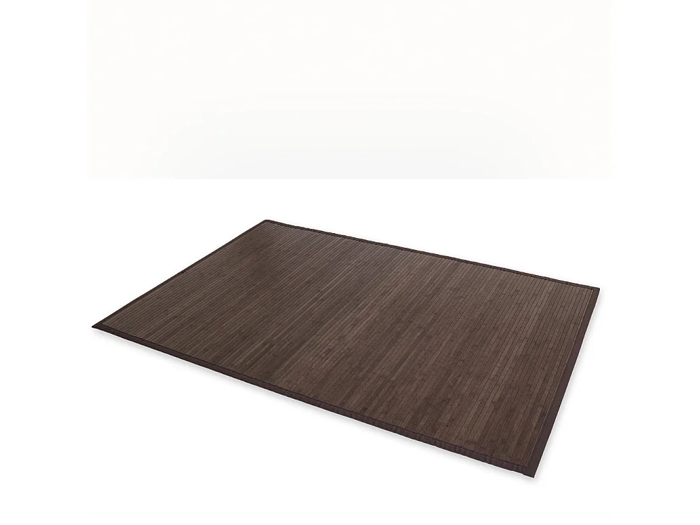 Tapis 180x270 cm bambou brun foncé