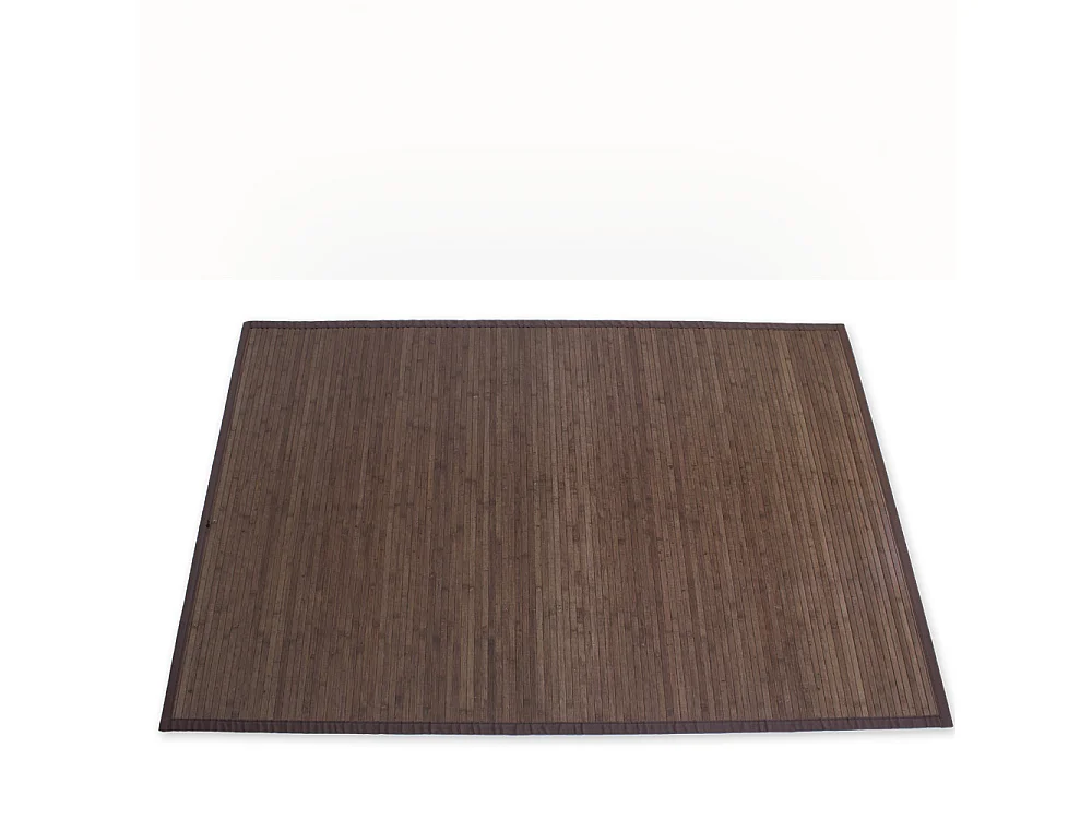 Tapis 60x200 cm marron Bambou
