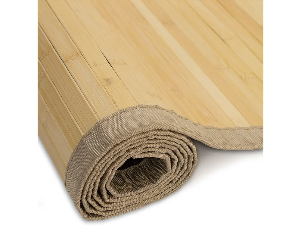 Tapis 120x180 cm bambou clair