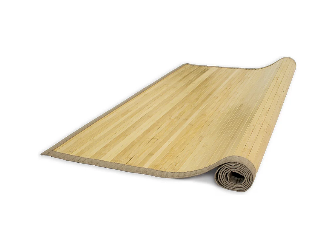 Teppich 60x240 cm helles Bambus