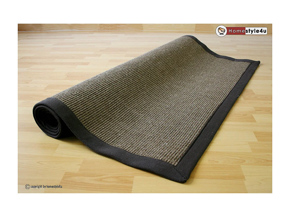 Sisal Teppich 245x345 cm Braun