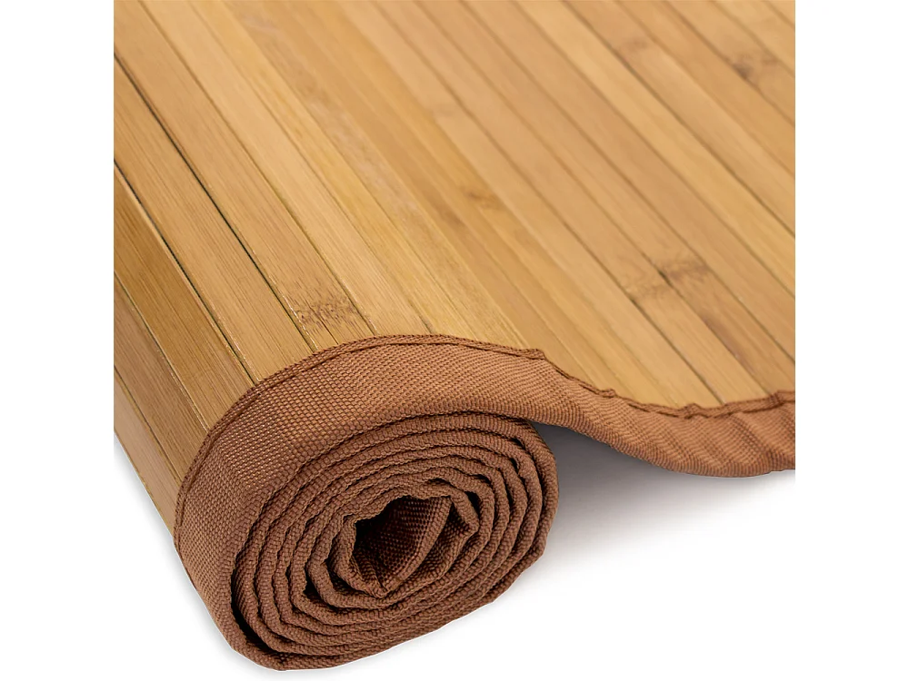 Tapis 60x240 cm bambou marron