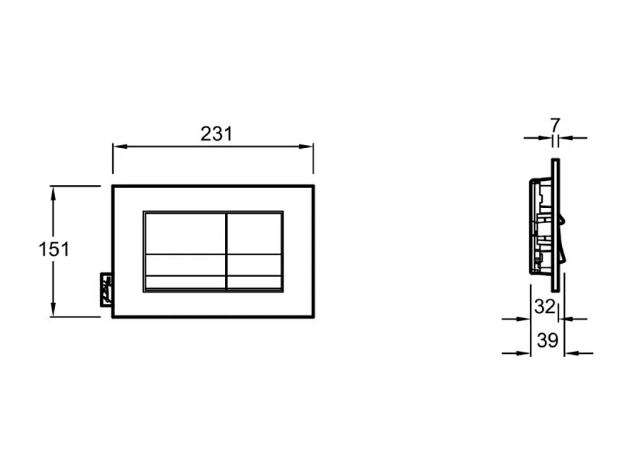 Pack WC suspendu compact JACOB DELAFON Patio + bâti support + plaque