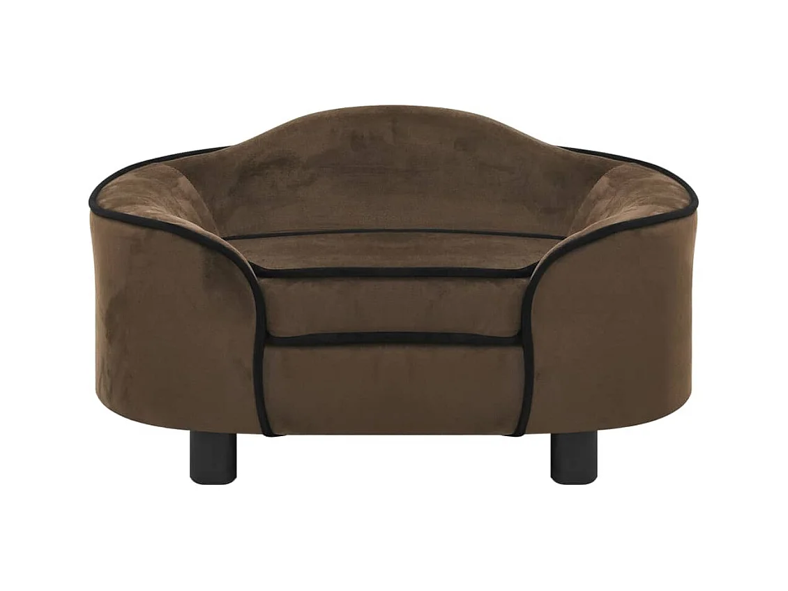 Angelika  Canapé pour cen Marron 67x47x36 cm Peluche