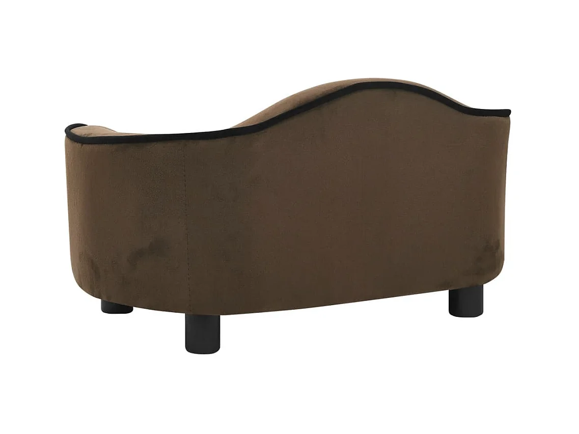 Angelika  Canapé pour cen Marron 67x47x36 cm Peluche