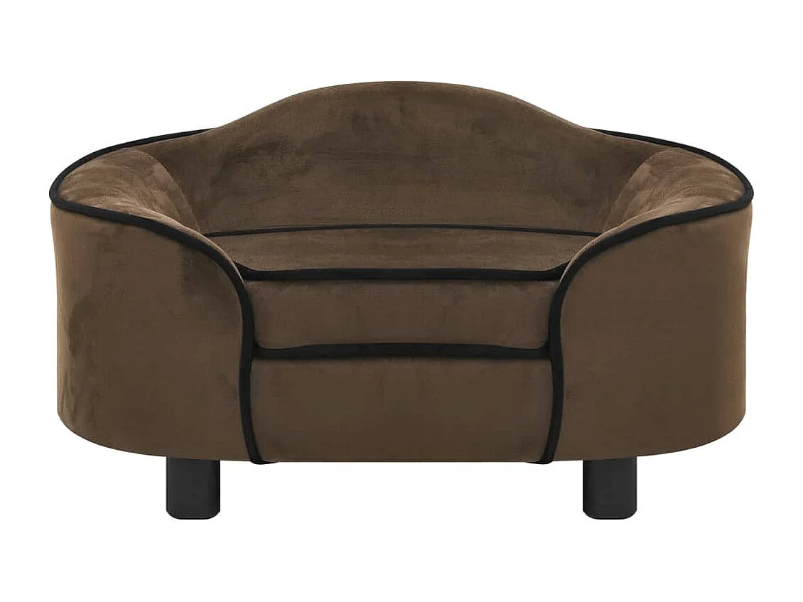 Angelika  Canapé pour cen Marron 67x47x36 cm Peluche