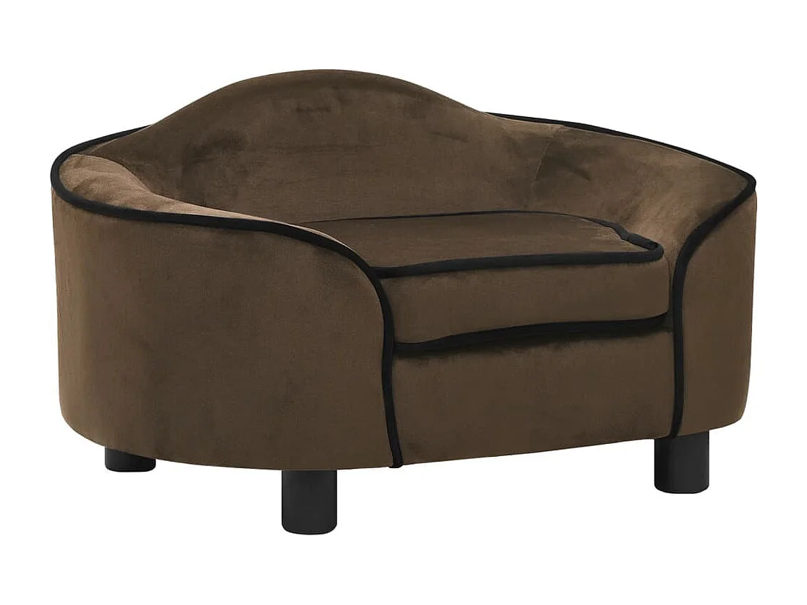 Angelika  Canapé pour cen Marron 67x47x36 cm Peluche