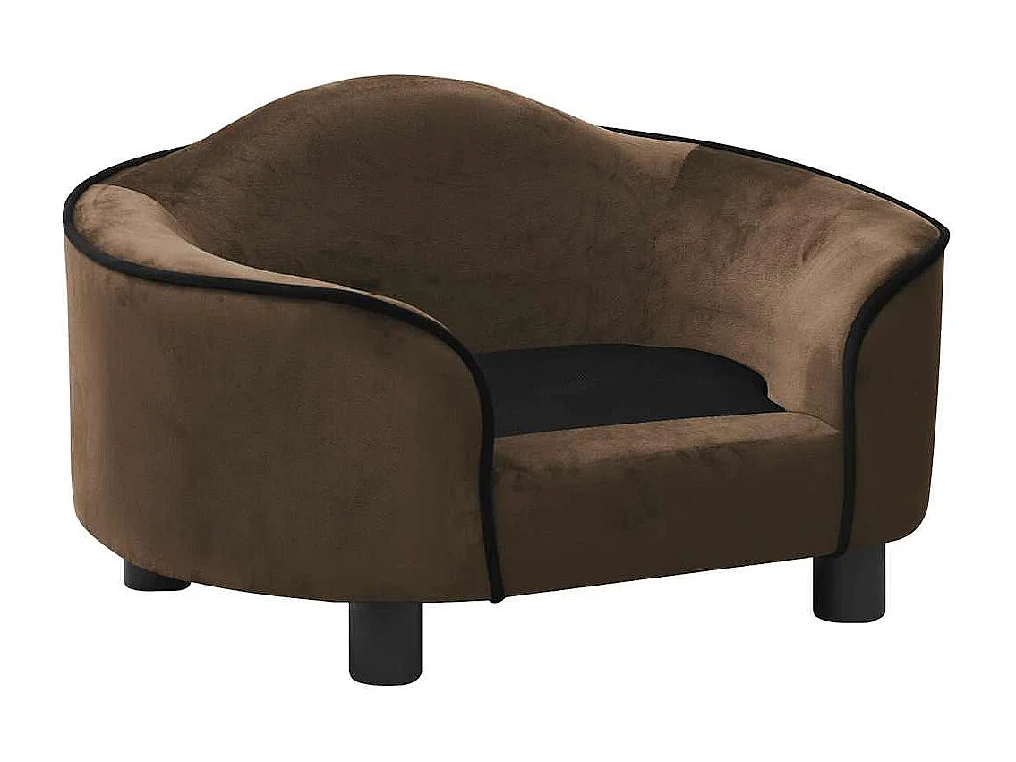 Angelika  Canapé pour cen Marron 67x47x36 cm Peluche