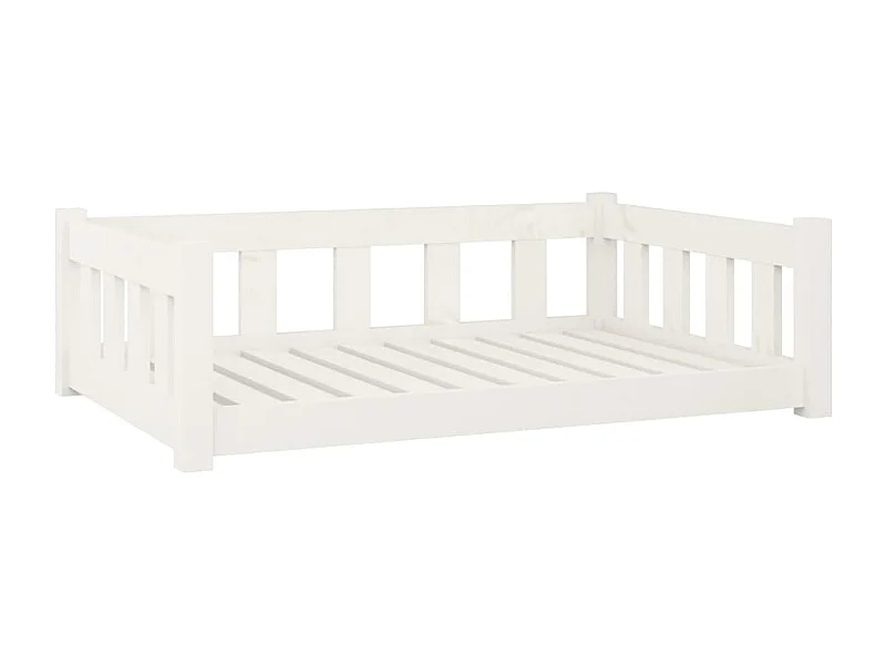 Rinara  Lit pour cen blanc 95,5x65,5x28 cm bois de pin solide
