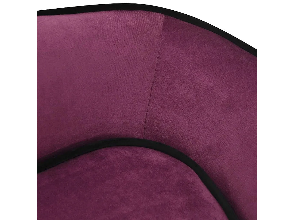 Angelika  Hondenbank 67x47x36 cm pluche bordeauxrood