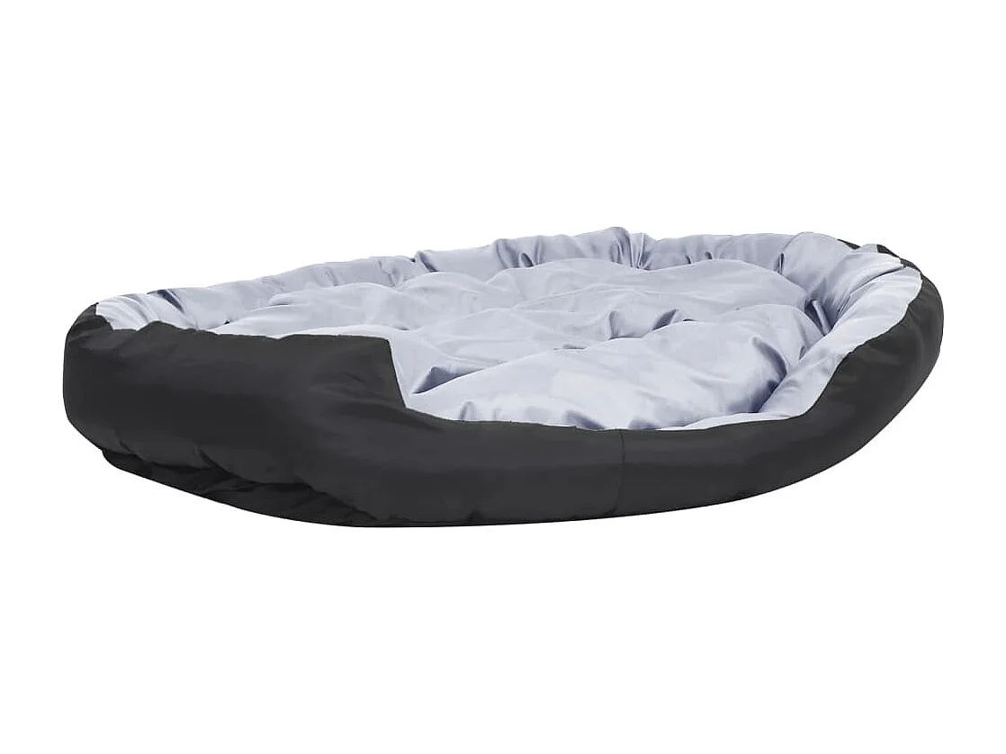 Iris Leigh  Coussin réversible lavable pour cen Gris et noir 150x120x25cm