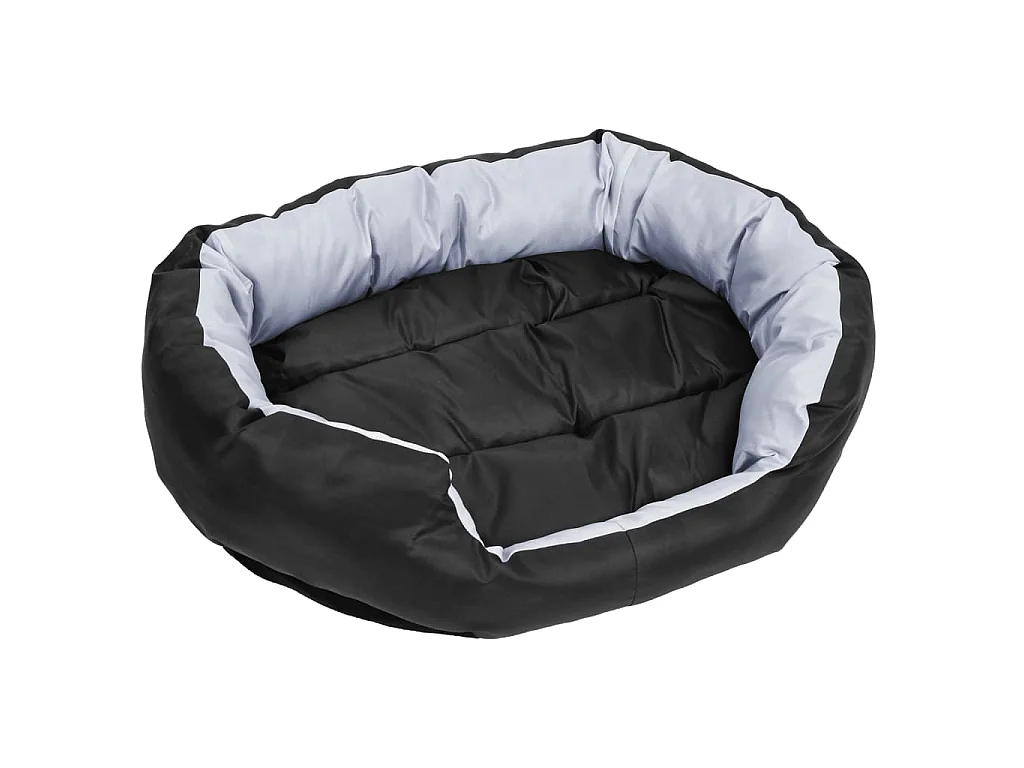 Iris Leigh  Coussin réversible lavable pour cen Gris et noir 85x70x20 cm