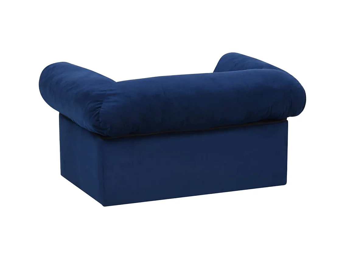 Mjorn  Canapé pour cen avec tiroir Bleu 75x50x38 cm Peluche