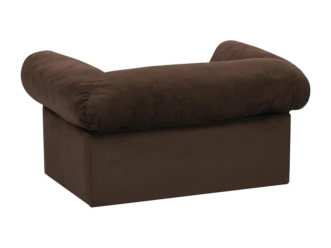 Mjorn  Canapé pour cen avec tiroir Marron 75x50x38 cm Peluche