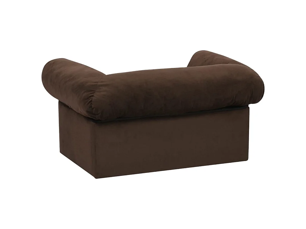 Mjorn  Canapé pour cen avec tiroir Marron 75x50x38 cm Peluche