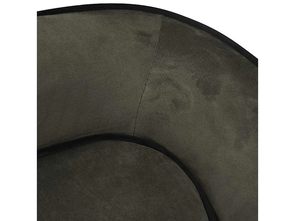 Angelika  Canapé pour cen Gris foncé 67x47x36 cm Peluche